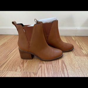 Toms Tan Leather Esme Boot